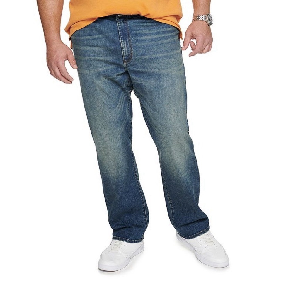 Lee Extreme Motion MVP Men's Jeans Straight Fit Tapered Leg W46 L32 Cortez NWT